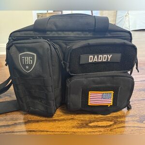 Black Tactical Baby Gear Deuce Diaper Bag